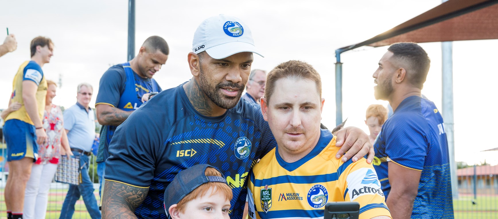Blue & Gold Members welcome Eels to Townsville