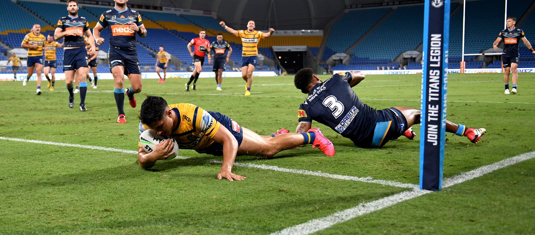 Titans v Eels, Round Two in photos