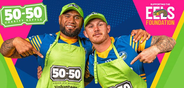 50-50 Charity Raffle is back for 2026, and the Eels are looking for volunteers