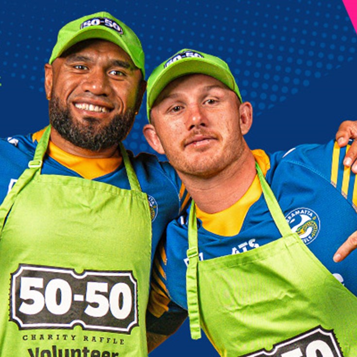 50-50 Charity Raffle is back for 2026, and the Eels are looking for volunteers